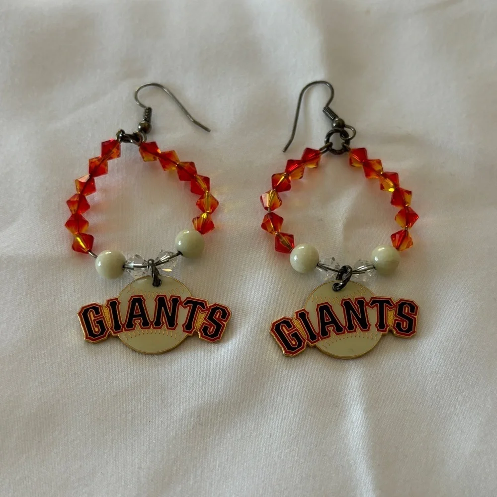 Swarovski‎ Crystal San Francisco Giants Earrings